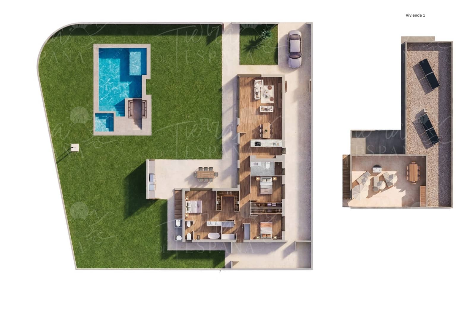3 soveværelse Villa til salg i Sucina med swimmingpool - € 595.000 (Ref: 9822787)