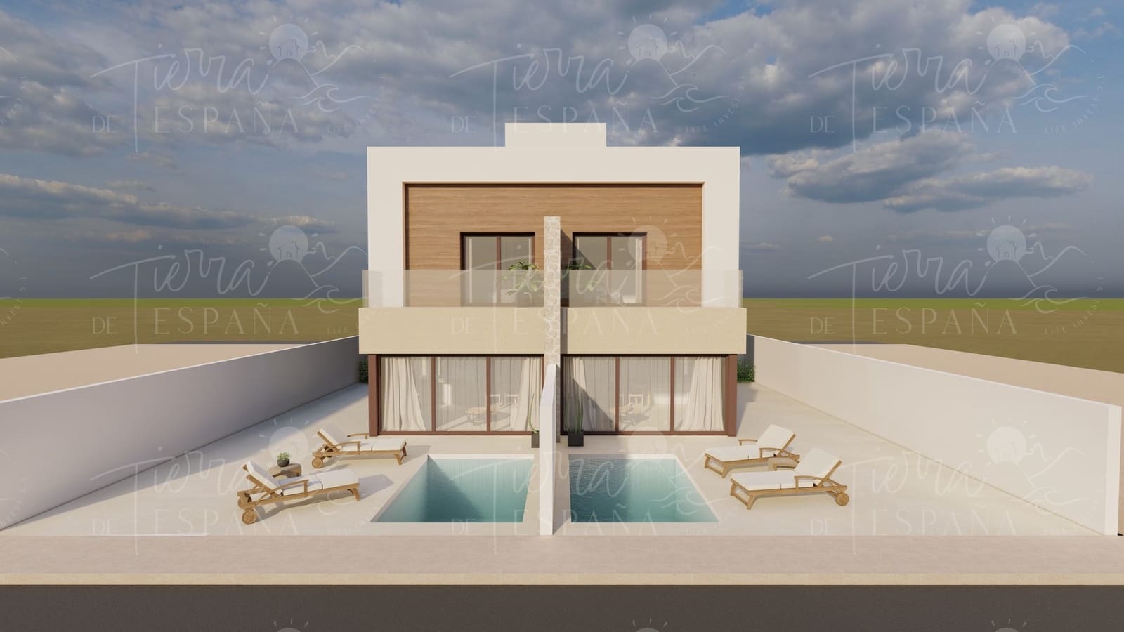 3 quarto Moradia em Banda para venda em Santiago de la Ribera com piscina - 376 500 € (Ref: 9825044)