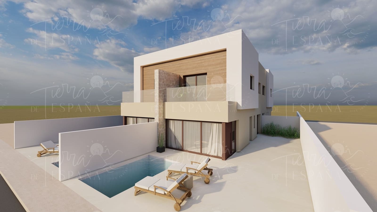 3 quarto Moradia em Banda para venda em Santiago de la Ribera com piscina - 376 500 € (Ref: 9825044)