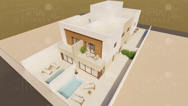 3 quarto Moradia em Banda para venda em Santiago de la Ribera, San Javier com piscina - 376 500 € (Ref: 9825044)
