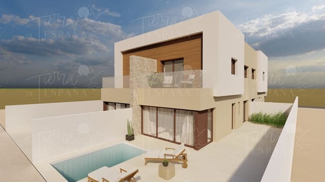 3 quarto Moradia em Banda para venda em Santiago de la Ribera, San Javier com piscina - 376 500 € (Ref: 9825044)
