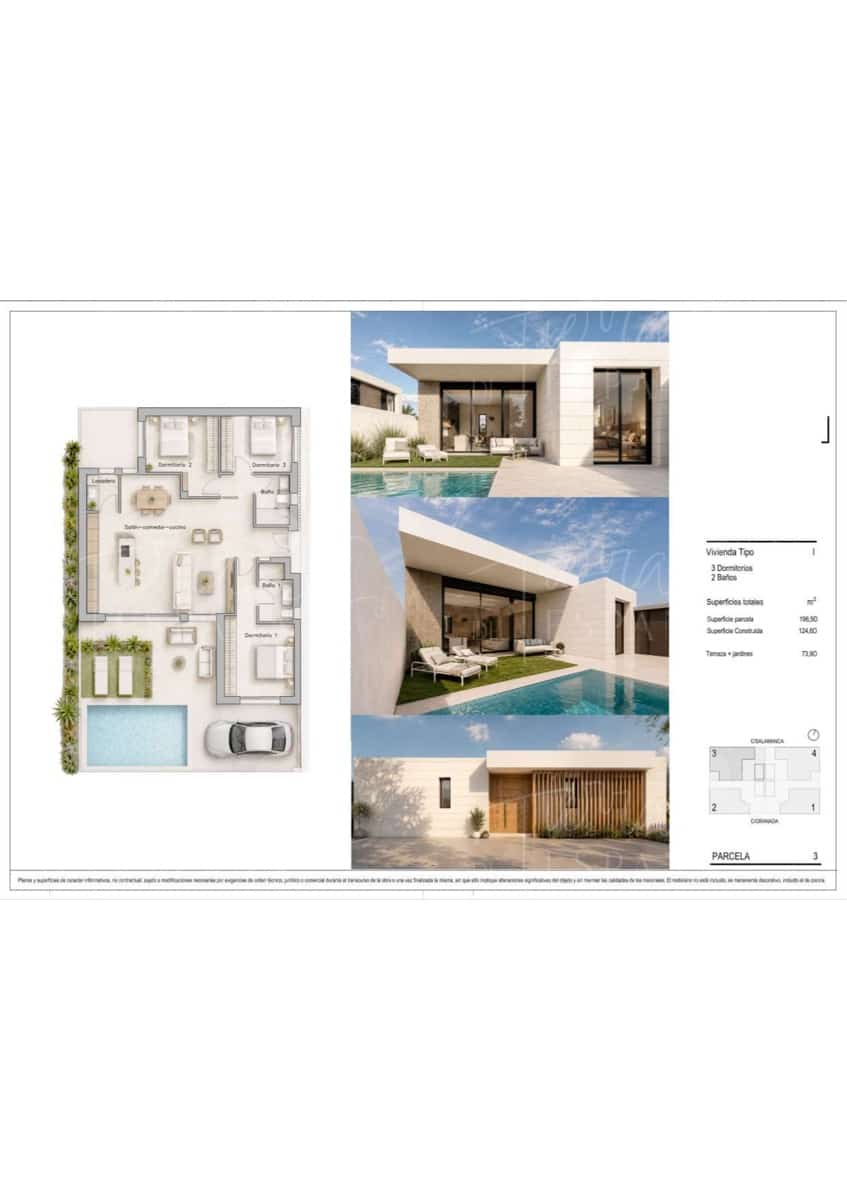 3 soverom Villa til salgs i Pilar de la Horadada med svømmebasseng - € 475 000 (Ref: 9927284)