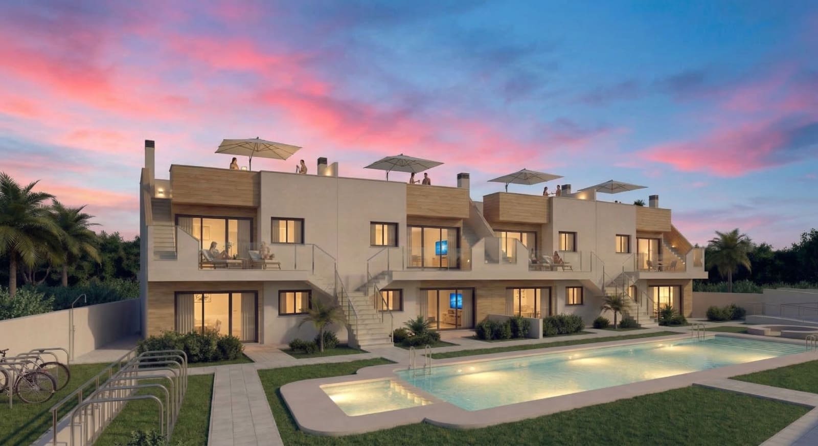 2 bedroom Bungalow for sale in San Javier with pool - € 258,900 (Ref: 9957921)