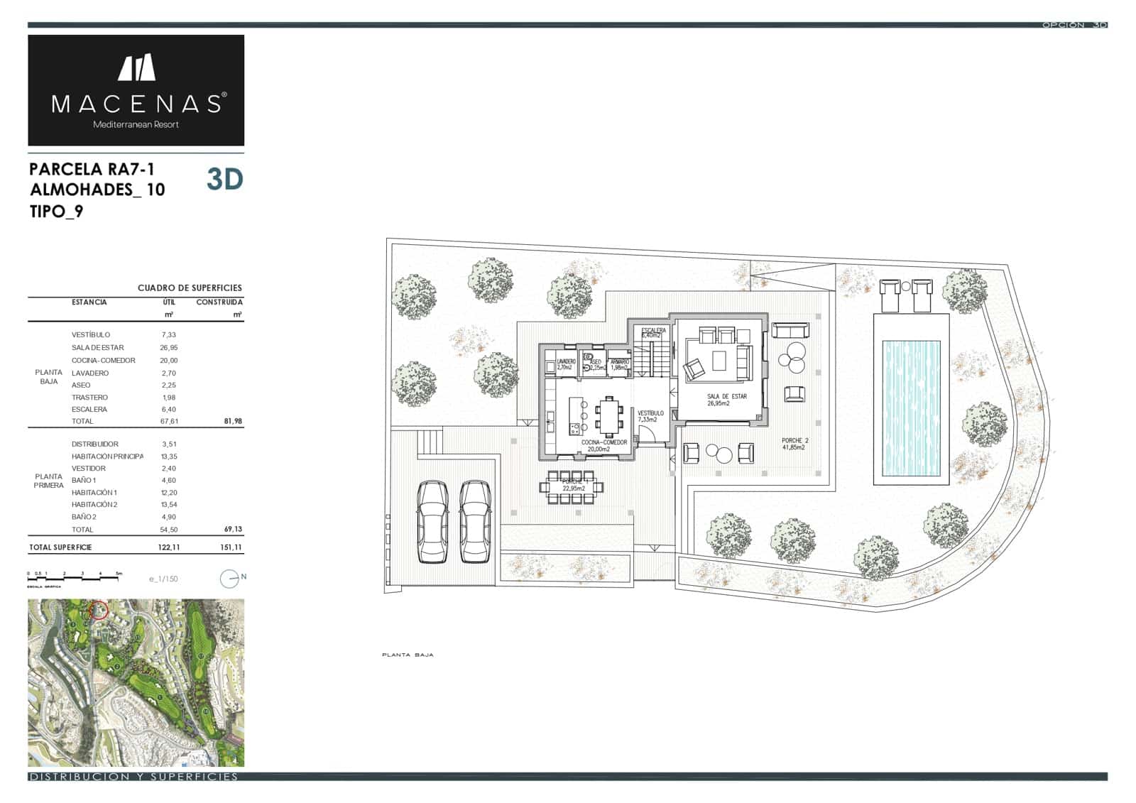 3 soveværelse Villa til salg i Mojacar med swimmingpool garage - € 685.000 (Ref: 8688030)