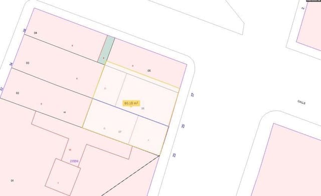 Byggegrund til salg i Centro, Castelló de la Plana - € 140.000 (Ref: 9502871)