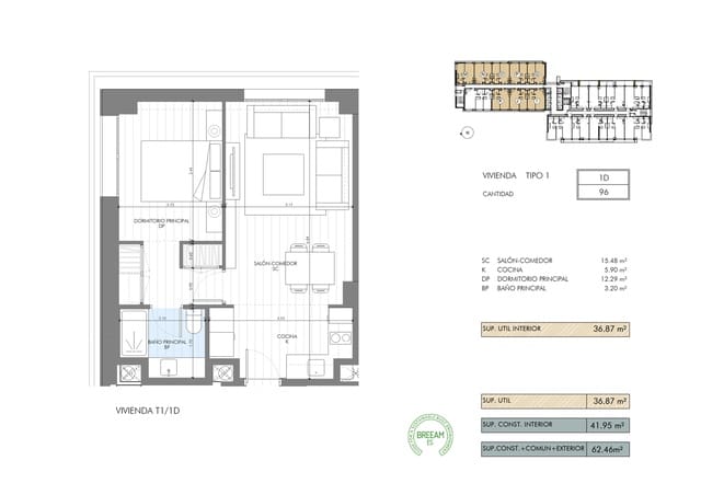 1 soveværelse Lejlighed til leje i Valdeacederas, Madrid by med swimmingpool garage - € 1.520 (Ref: 8647025)