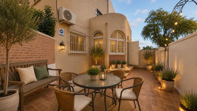 4 chambre Villa/Maison Mitoyenne à vendre à Los Narejos, Los Alcázares - 160 000 € (Ref: 9831766)