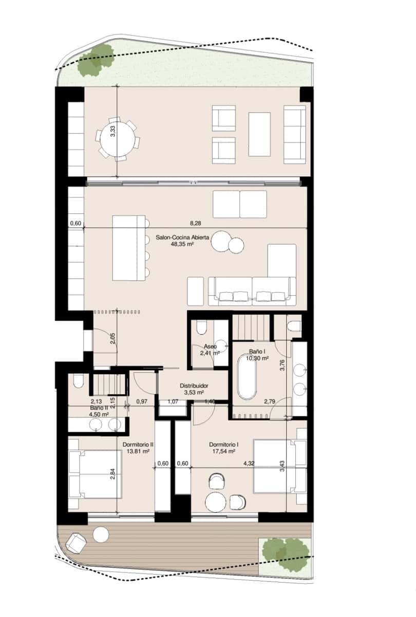 Apartamento de 2 habitaciones en Sotogrande en venta con piscina garaje - 950.000 € (Ref: 8546711)