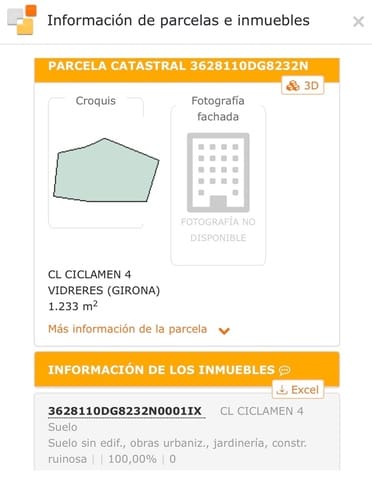 Ubebygd land til salgs i Aiguaviva Parc, Vidreres - € 359 000 (Ref: 9829869)