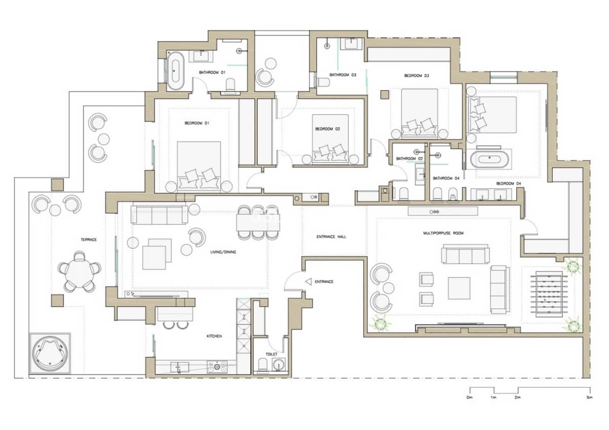 4 soveværelse Lejlighed til salg i Benahavis med garage - € 1.450.000 (Ref: 8551741)