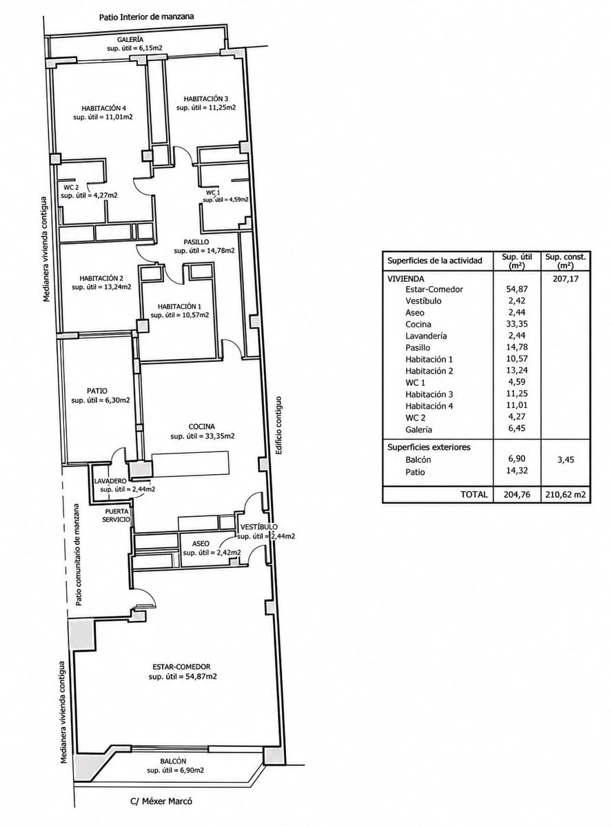 4 sypialnia Mieszkanie na sprzedaż w Miasto Walencja z garażem - 795 000 € (Ref: 10136358)