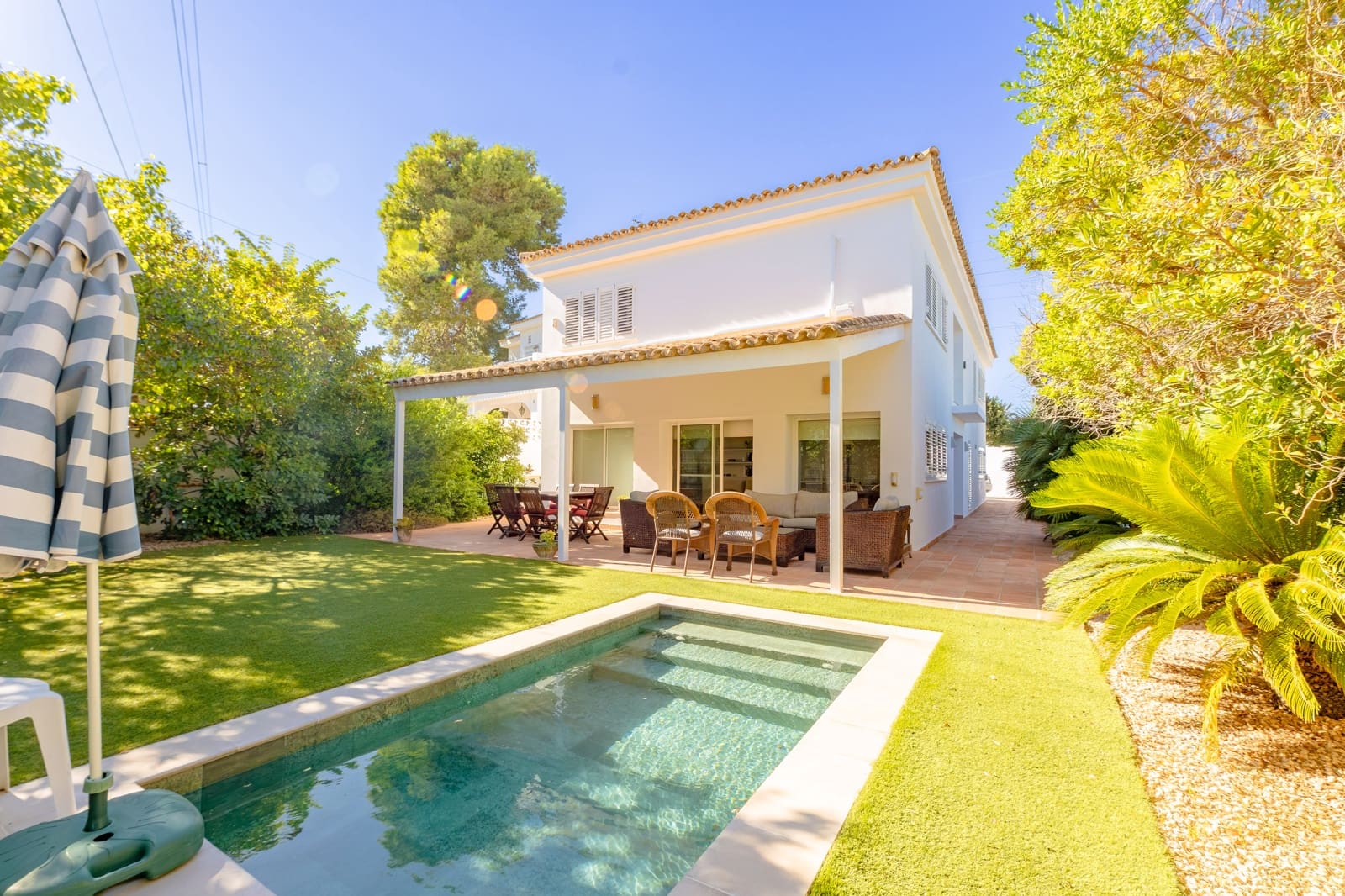 4 camera da letto Villa da affittare in Torrent con piscina garage - 2.700 € (Rif: 9793390)