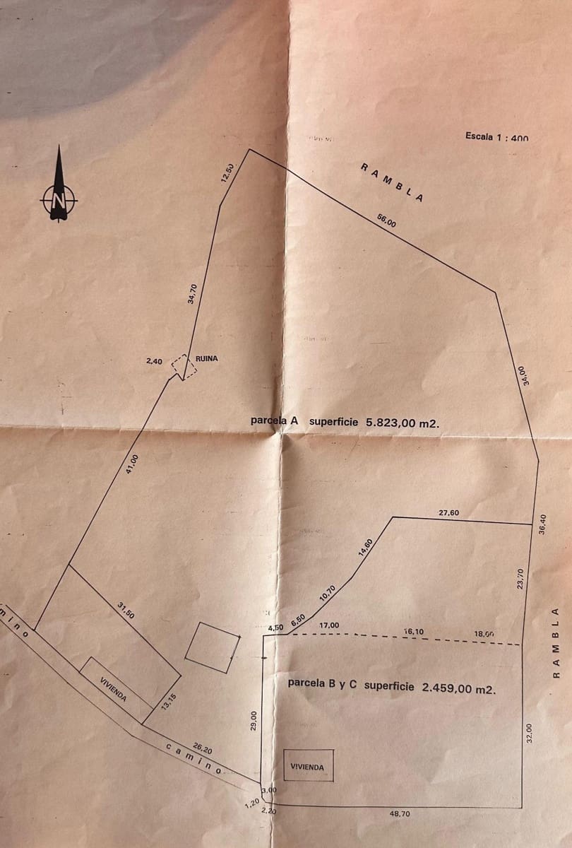 3 slaapkamer Finca/Landhuis te koop in Aguilas met garage - € 120.000 (Ref: 9650000)