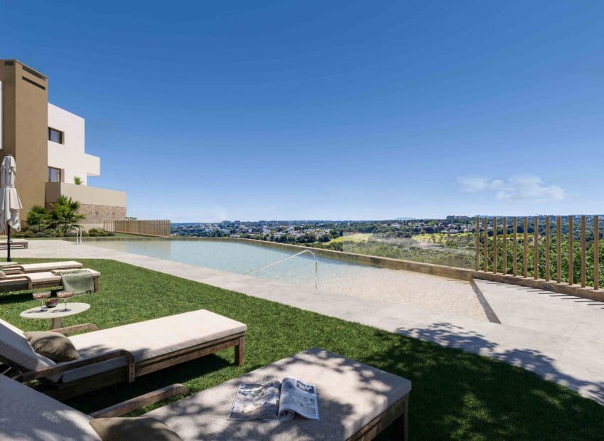 Apartamento de 3 habitaciones en Las Colinas Golf en venta con piscina - 480.000 € (Ref: 10111017)