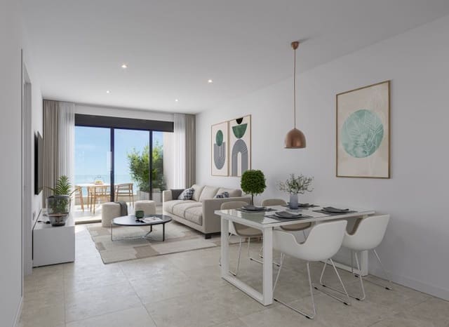 Apartamento de 3 habitaciones en Los Narejos - Punta Calera, Los Alcázares en venta con piscina garaje - 359.000 € (Ref: 10131913)