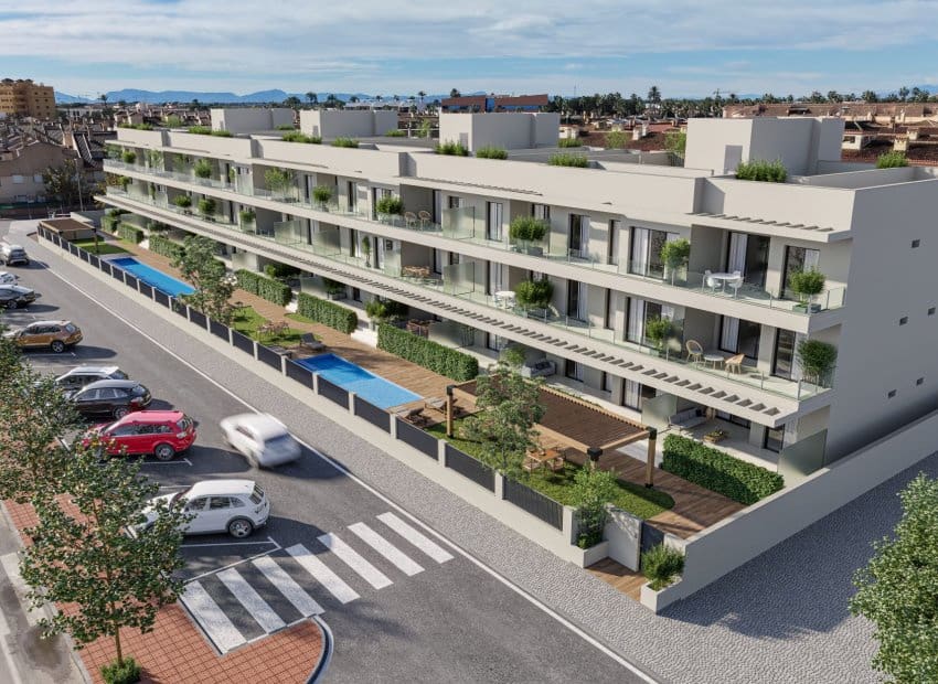 2 soveværelse Penthouse til salg i Los Alcazares med swimmingpool garage - € 425.000 (Ref: 10131914)