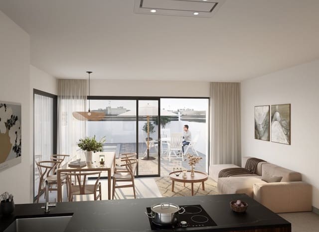 2 sovrum Takvåning till salu i Aguas Nuevas, Torrevieja med pool garage - 399 000 € (Ref: 10162006)