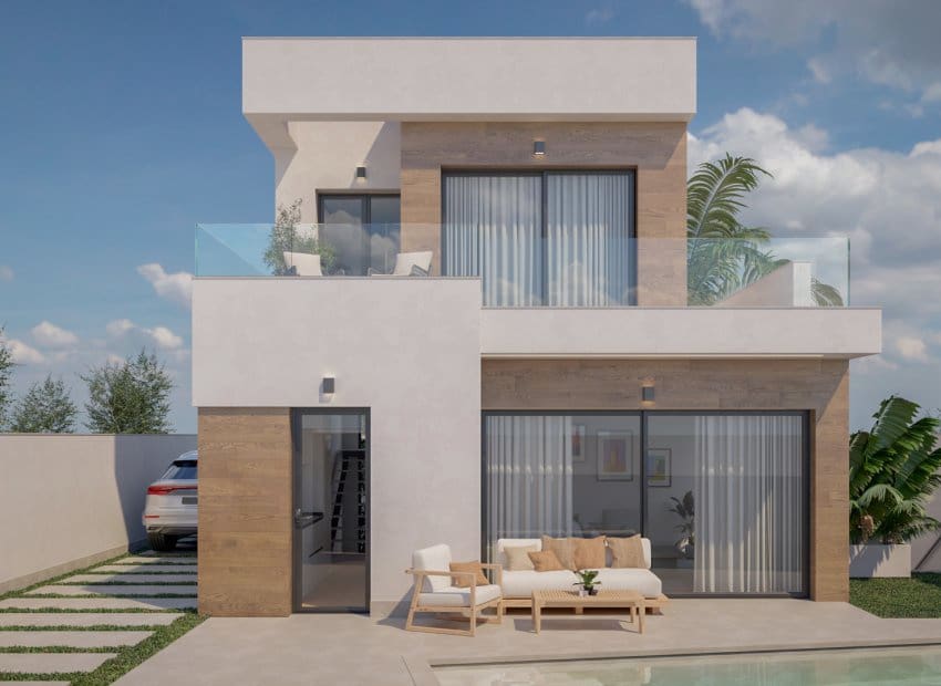 2 bedroom Villa for sale in Pinar de Campoverde with pool - € 490,000 (Ref: 10174257)