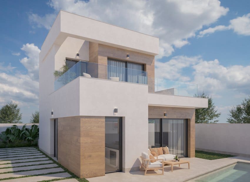2 bedroom Villa for sale in Pinar de Campoverde with pool - € 490,000 (Ref: 10174257)