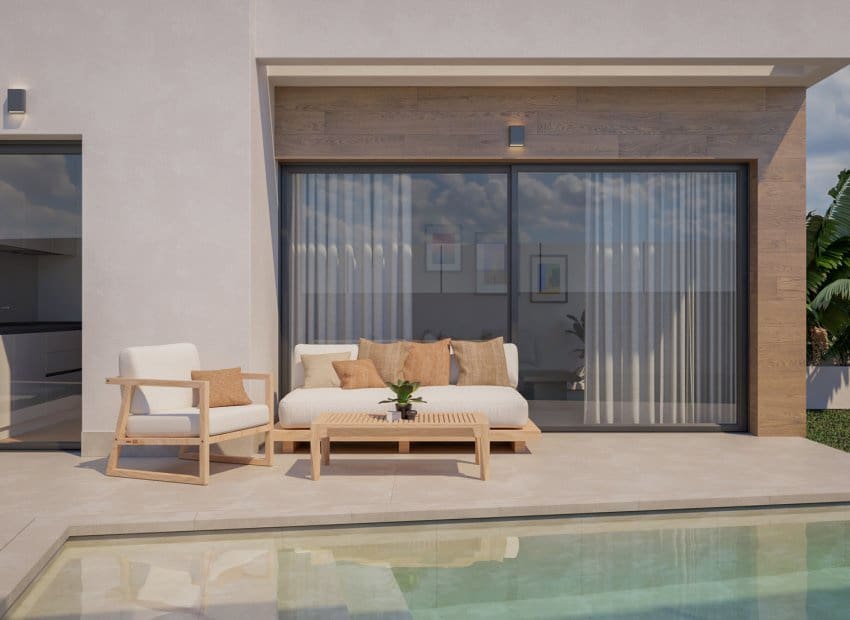 2 bedroom Villa for sale in Pinar de Campoverde with pool - € 490,000 (Ref: 10174257)
