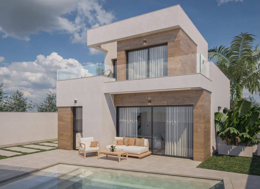 2 bedroom Villa for sale in Pinar de Campoverde with pool - € 490,000 (Ref: 10174257)