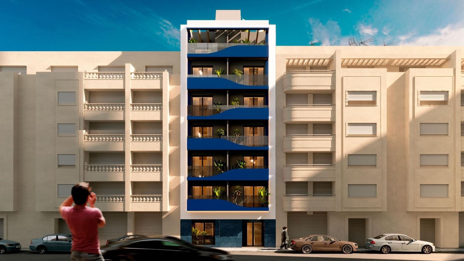 1 soveværelse Lejlighed til salg i Torrevieja med swimmingpool - € 185.000 (Ref: 8962202)