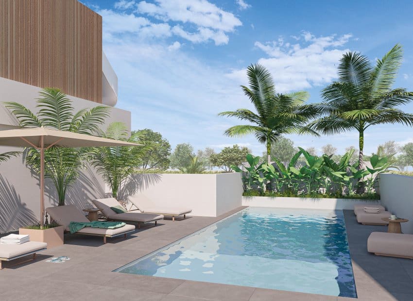 2 Zimmer Haus zu verkaufen in Pilar de la Horadada mit Pool - 299.900 € (Ref: 9368319)