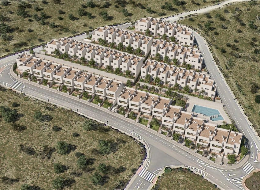 3 quarto Casa em Banda para venda em Monforte del Cid com piscina - 330 000 € (Ref: 9368433)