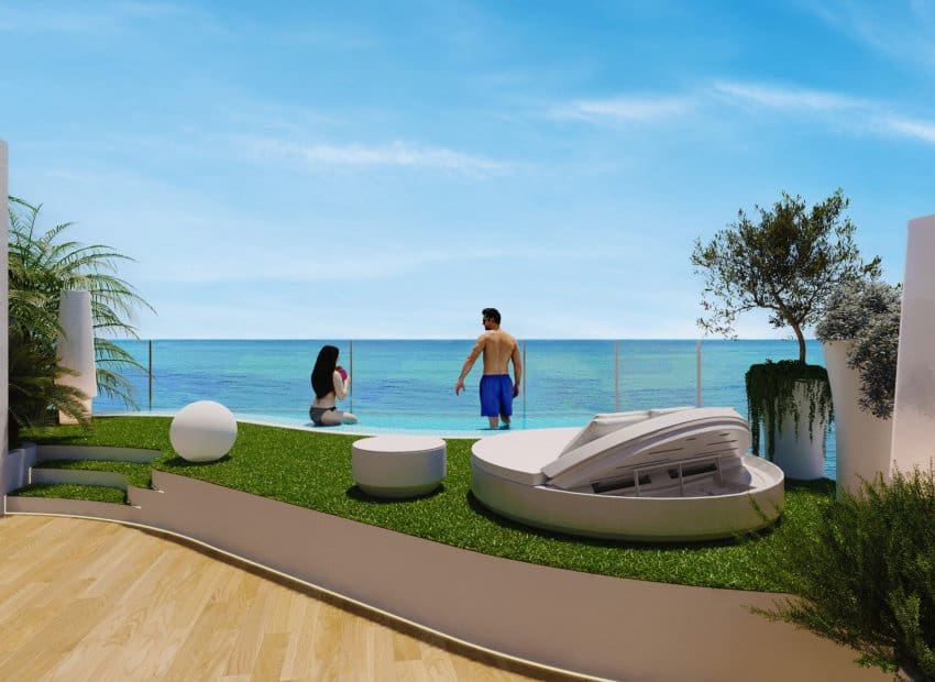 3 slaapkamer Penthouse te koop in Santiago de la Ribera met zwembad - € 950.000 (Ref: 9368682)