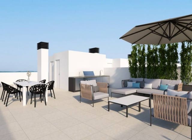 3 soveværelse Penthouse til salg i Playa Tamarit - Playa Lissa, Santa Pola med swimmingpool - € 495.000 (Ref: 9372610)
