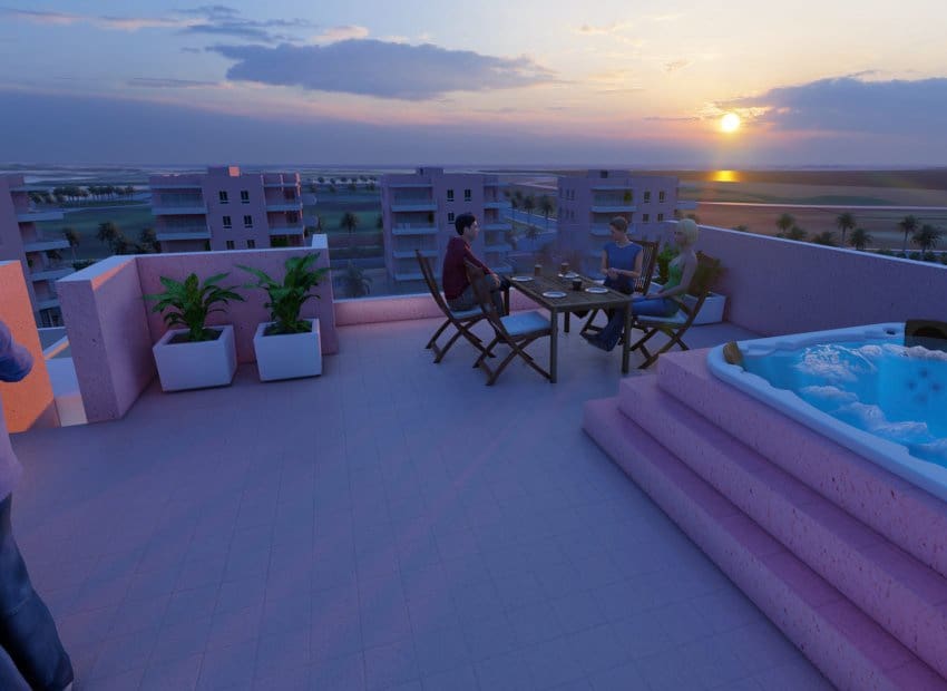 3 quarto Penthouse para venda em Guardamar del Segura com piscina - 344 900 € (Ref: 9372711)