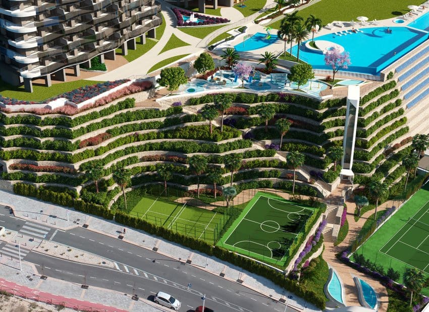 2 soveværelse Lejlighed til salg i Benidorm med swimmingpool - € 601.000 (Ref: 9389867)