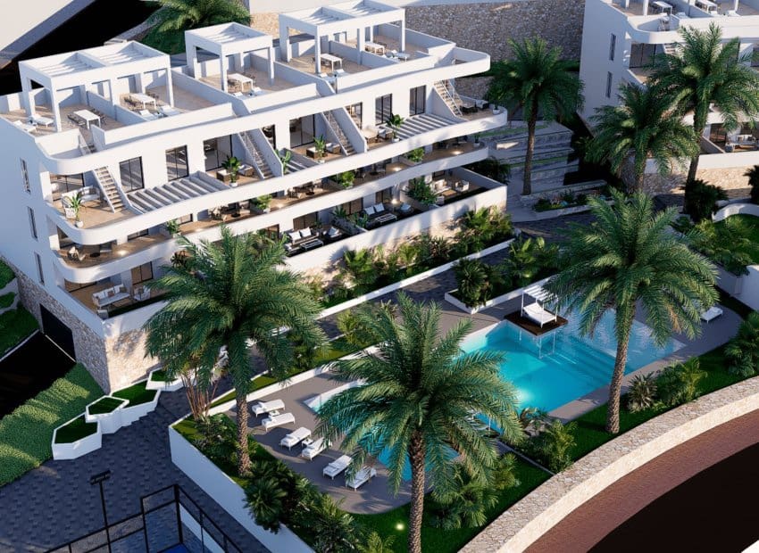 2 Zimmer Penthouse zu verkaufen in Finestrat mit Pool - 309.900 € (Ref: 9389878)