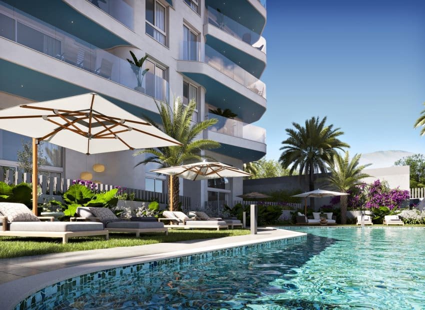 2 soveværelse Lejlighed til salg i La Villajoyosa / Vila Joiosa med swimmingpool - € 495.000 (Ref: 9390747)