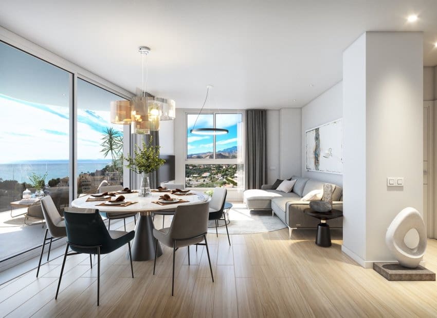 2 soveværelse Lejlighed til salg i La Villajoyosa / Vila Joiosa med swimmingpool - € 495.000 (Ref: 9390747)