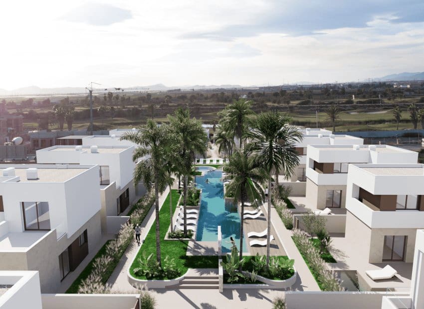 3 soveværelse Lejlighed til salg i Los Alcazares med swimmingpool - € 350.000 (Ref: 9431219)