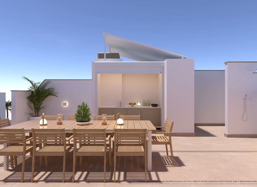 2 bedroom Apartment for sale in Torre de la Horadada with pool - € 375,000 (Ref: 9491397)