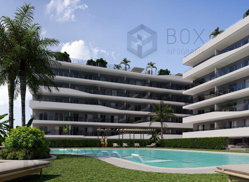 2 bedroom Penthouse for sale in Santa Pola with pool - € 420,000 (Ref: 9494643)