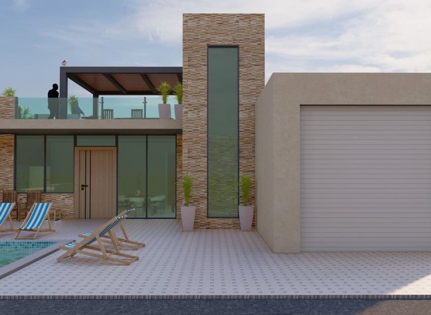 2 makuuhuone Omakotitalo myytävänä paikassa Fuente Alamo de Murcia - 189 034 € (Ref: 9499103)