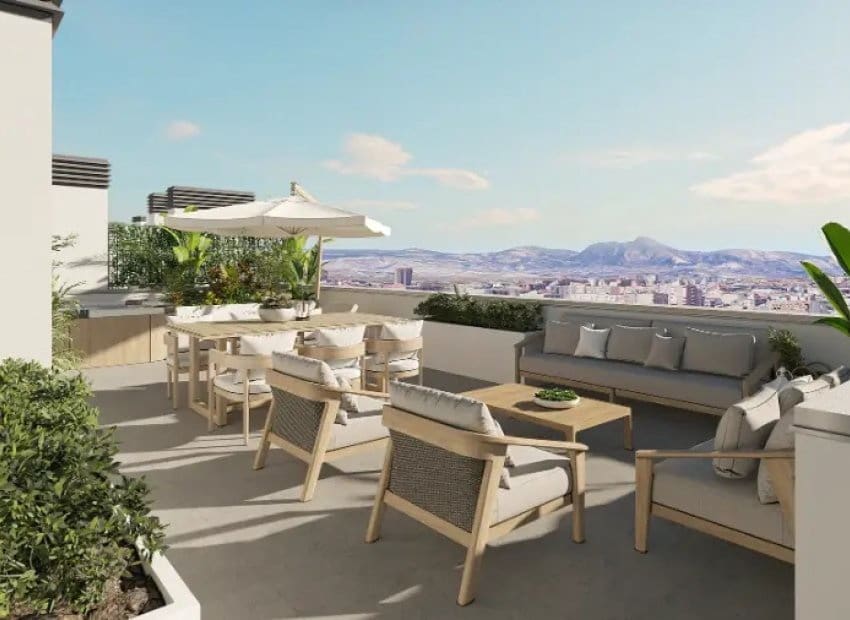 3 soveværelse Penthouse til salg i Alicante by med swimmingpool - € 399.500 (Ref: 9565479)