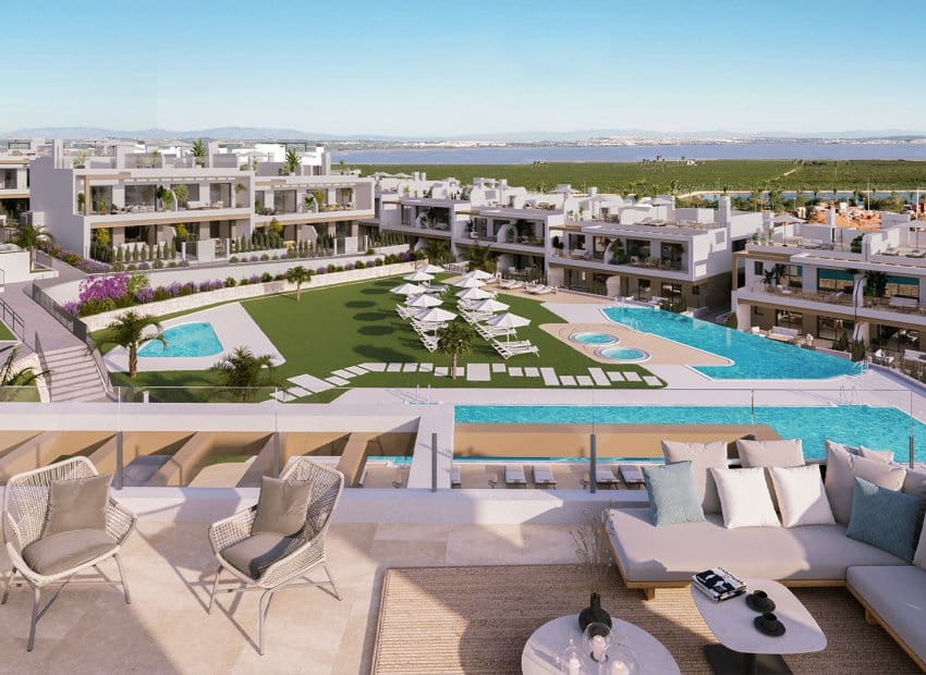 2 chambre Appartement à vendre à Los Balcones avec piscine garage - 272 000 € (Ref: 9619611)