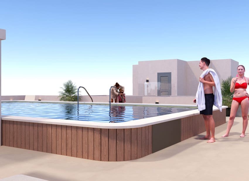 3 soveværelse Lejlighed til salg i San Miguel de Salinas med swimmingpool - € 145.000 (Ref: 9637912)