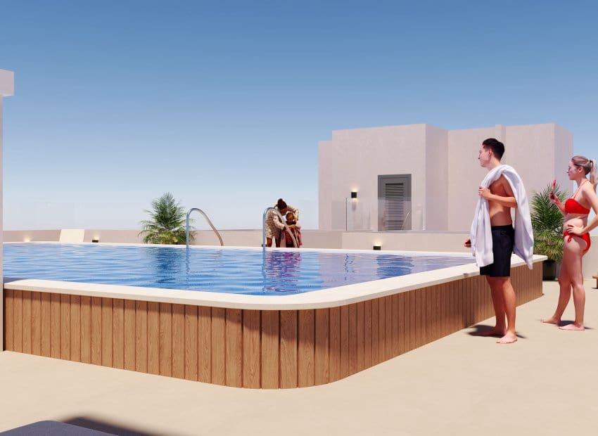 3 soveværelse Lejlighed til salg i San Miguel de Salinas med swimmingpool - € 145.000 (Ref: 9637912)