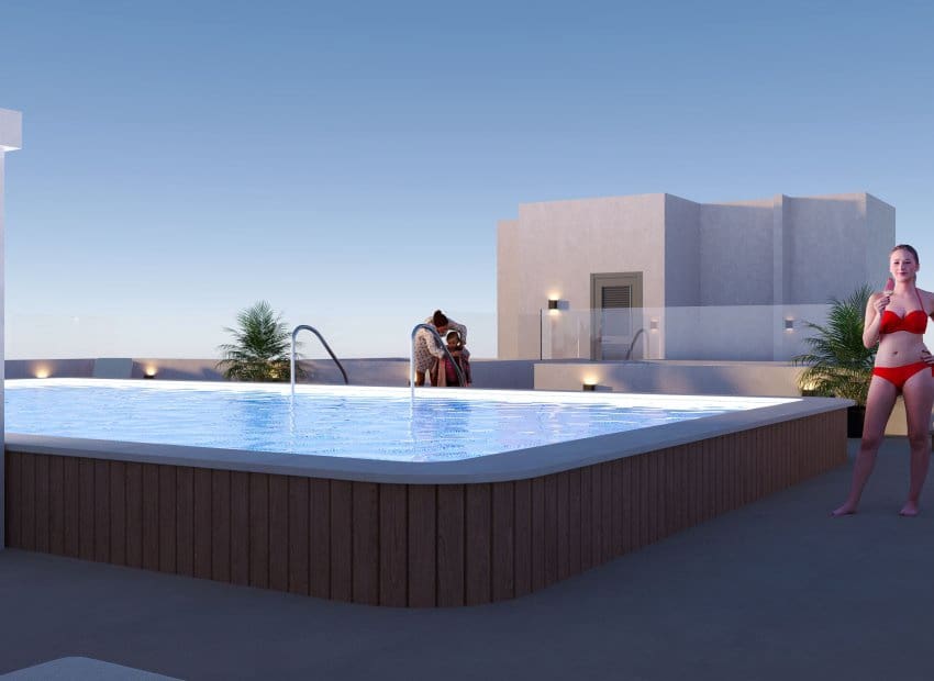 3 soveværelse Lejlighed til salg i San Miguel de Salinas med swimmingpool - € 145.000 (Ref: 9637912)