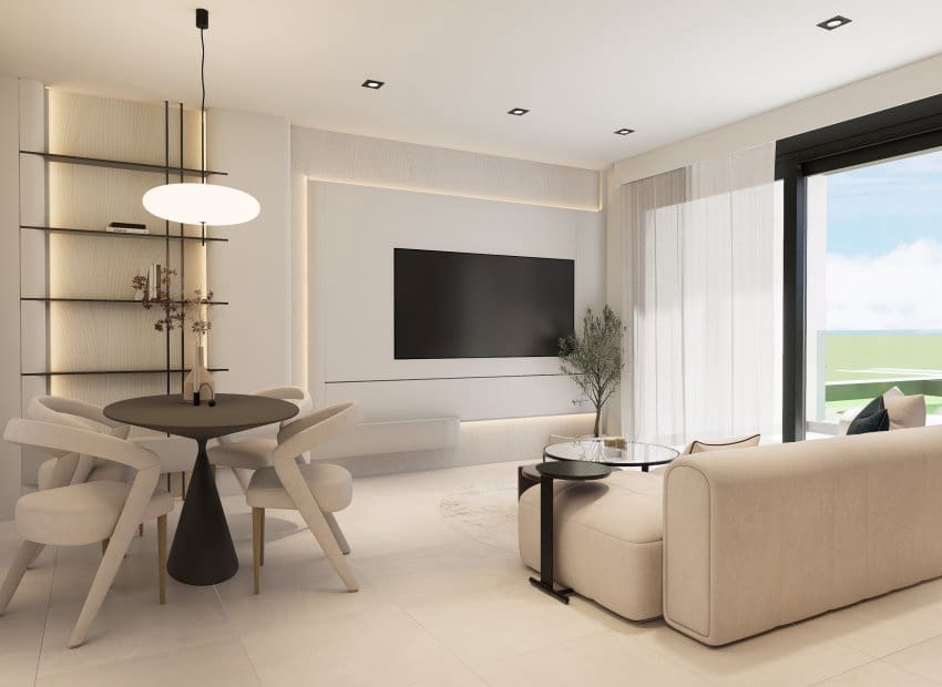 2 sypialnia Apartament na sprzedaż w Pilar de la Horadada z basenem - 299 900 € (Ref: 9763823)