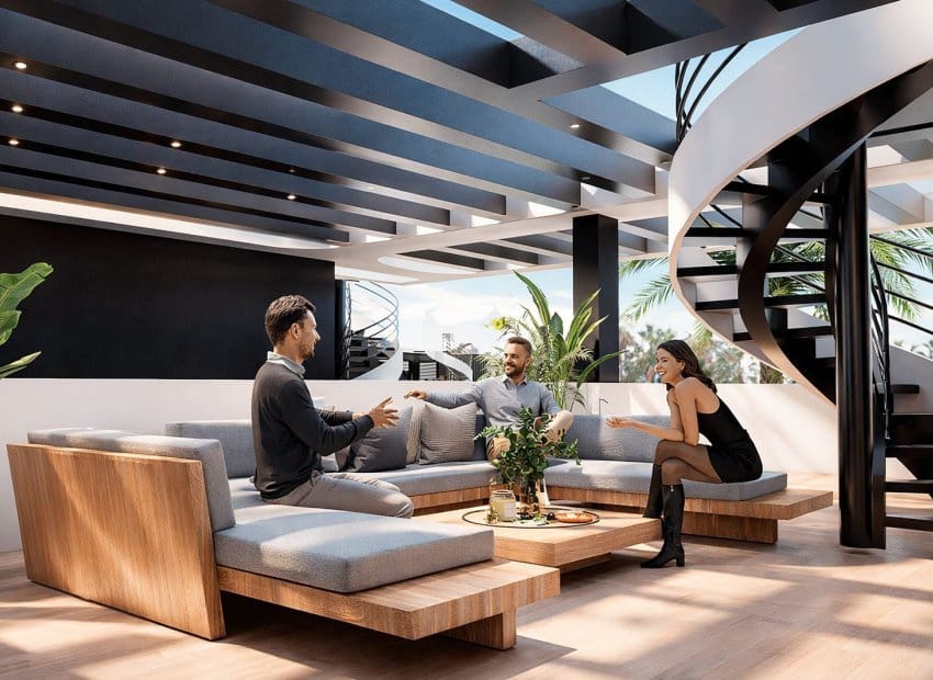 Ático de 2 habitaciones en Los Alcázares en venta con piscina - 359.900 € (Ref: 9763832)