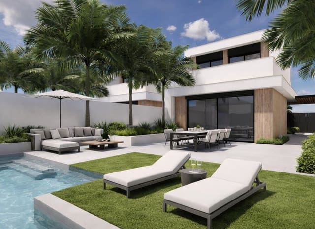 3 soveværelse Villa til salg i Las Lomas de Rame - Bahía Bella, Los Alcázares med swimmingpool - € 429.000 (Ref: 9763854)