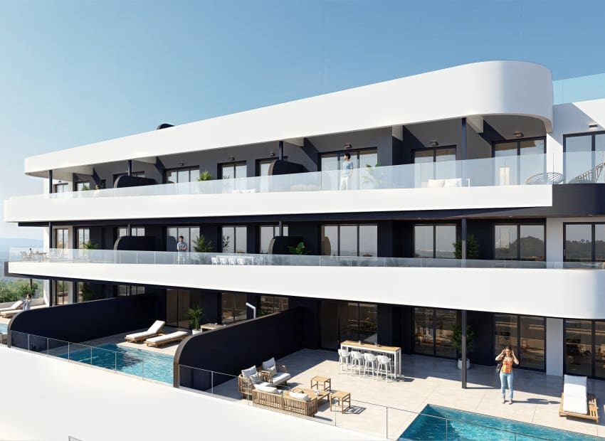 Ático de 2 habitaciones en Los Alcázares en venta con piscina - 379.000 € (Ref: 9763863)