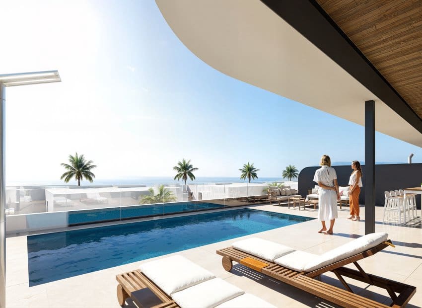 Ático de 2 habitaciones en Los Alcázares en venta con piscina - 379.000 € (Ref: 9763863)