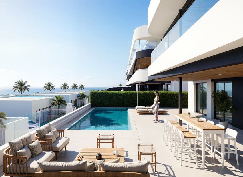 Ático de 2 habitaciones en Los Alcázares en venta con piscina - 379.000 € (Ref: 9763863)